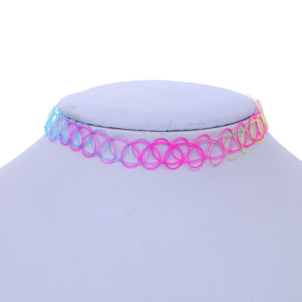 YAZILIND Colorful Vintage Stretch Necklace YAZILIND Colorful Vintage Stretch Necklace