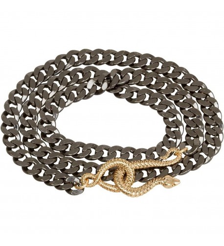 Goldtone Snake Triple Fashion Forward