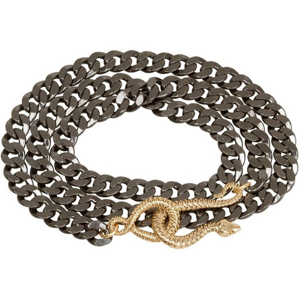 Goldtone Snake Triple Fashion Forward