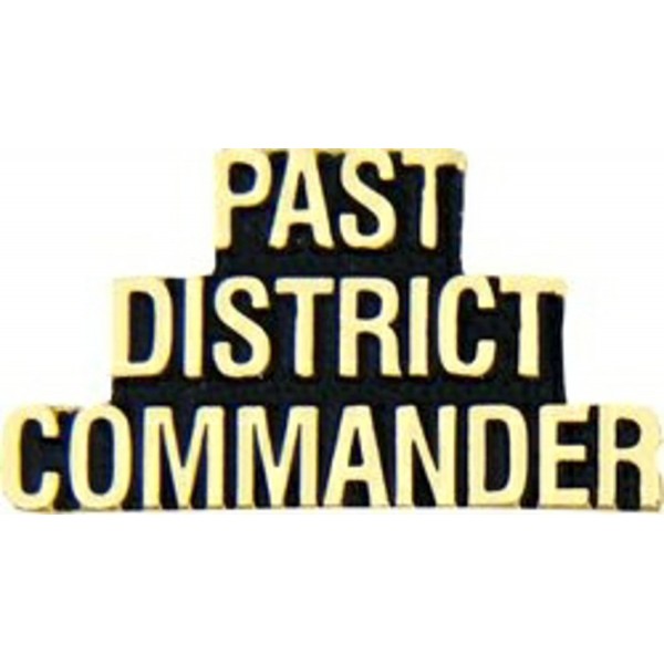 Past District Commander Lapel Pin