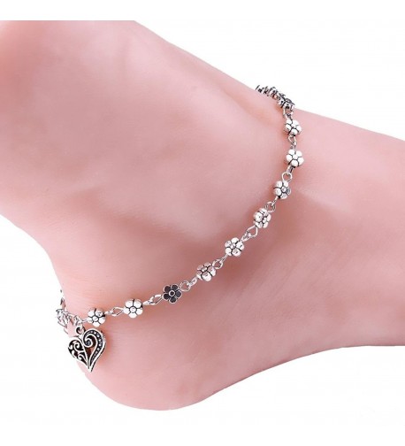 Anklet UPLOTER Silver Bracelet Barefoot