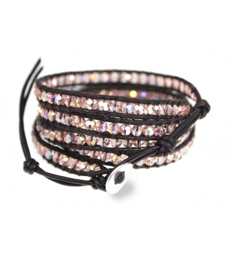 Monaco Iridescent Pink Sparkling Bracelet