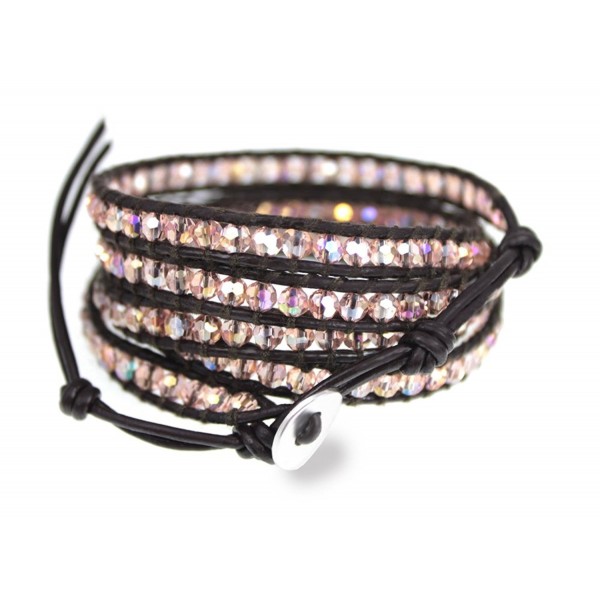 Monaco Iridescent Pink Sparkling Bracelet