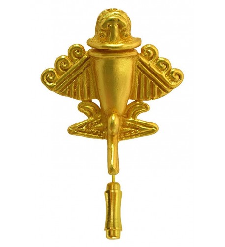 Pre Columbian Golden Jet 9 Lapel Pin