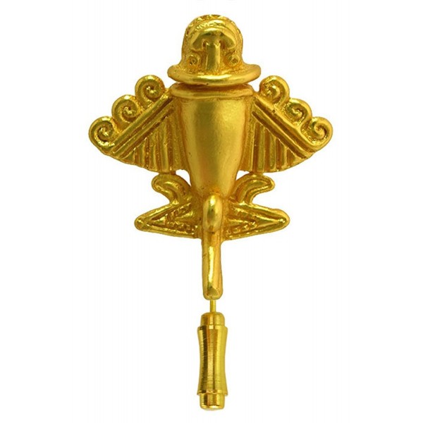 Pre Columbian Golden Jet 9 Lapel Pin