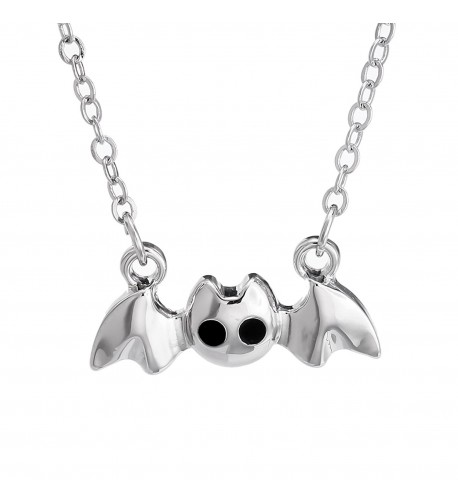 PANGRUI Silver Vampire Necklace Halloween