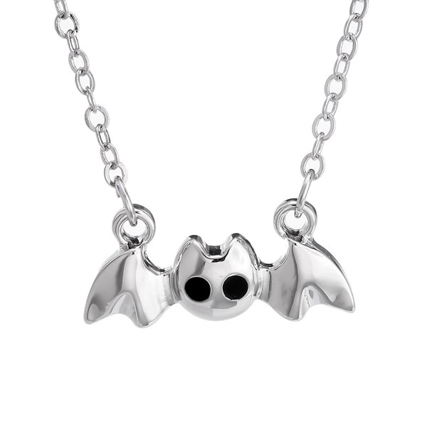 PANGRUI Silver Vampire Necklace Halloween