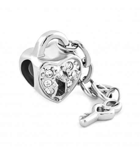 LuckyJewelry Valentines Heart Charms Bracelets