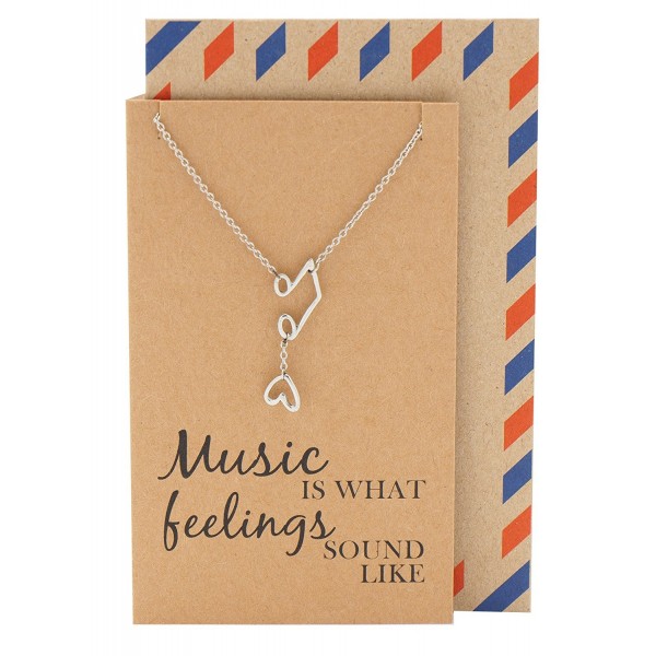 Quan Jewelry Necklace Musical Greeting