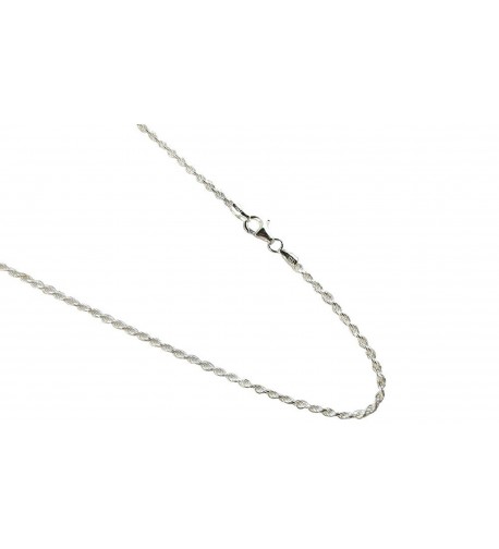 Sterling Silver Diamond Italian Necklace