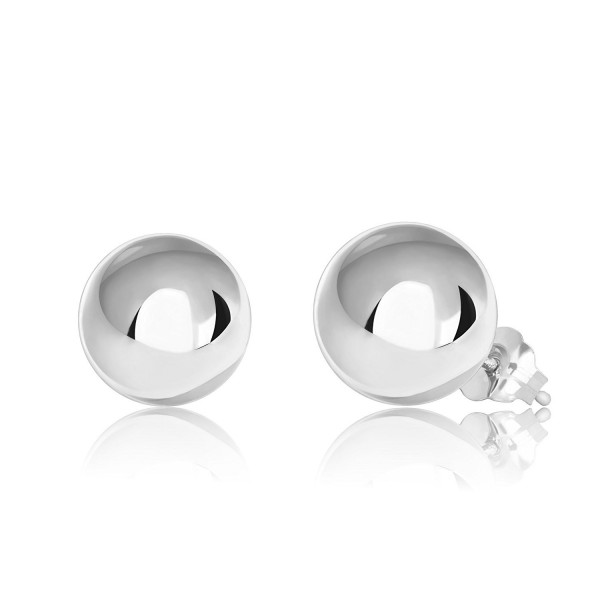 Sterling Silver Ball Stud Earrings