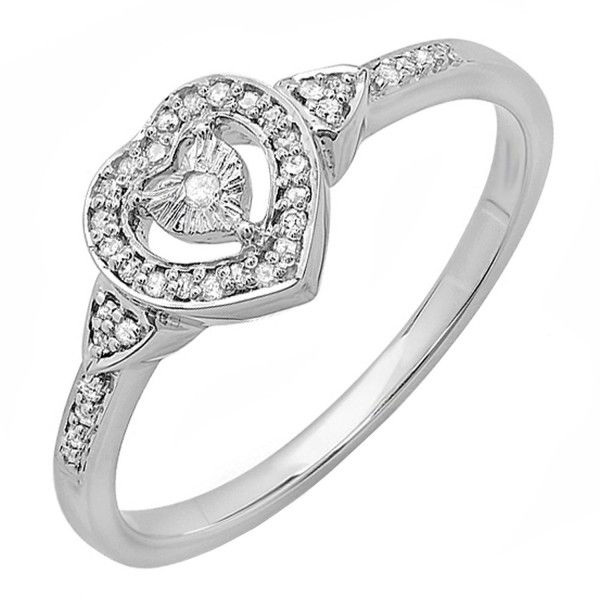 Sterling Silver Diamond Ladies Promise