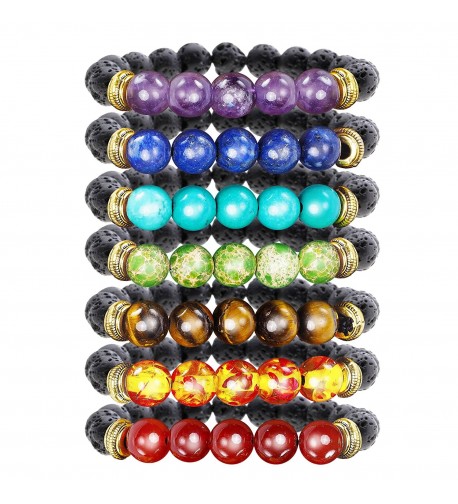 Chakra Healing Bracelet Volcanic Meditation