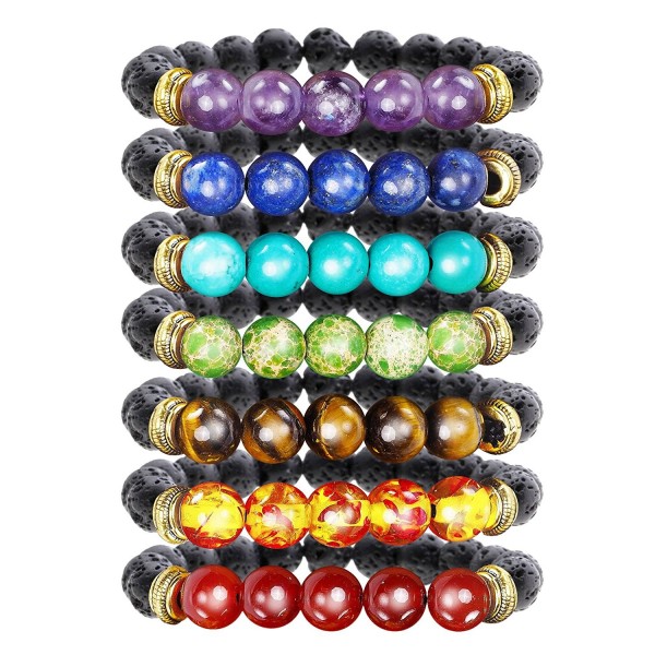 Chakra Healing Bracelet Volcanic Meditation