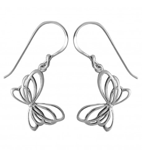 Boma Sterling Silver Butterfly Earrings