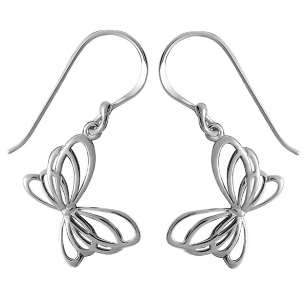 Boma Sterling Silver Butterfly Earrings