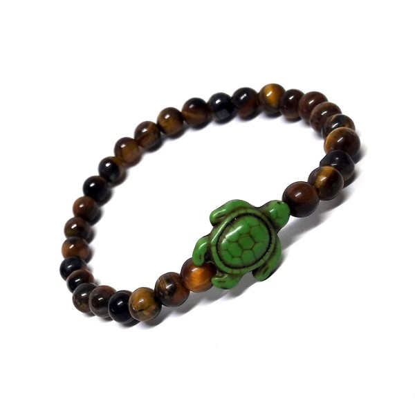 Tiger Hawaiian Stones Bracelet Turtle