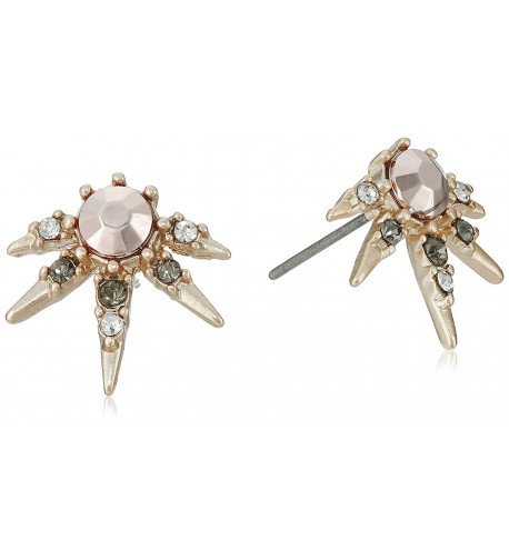 Panacea Rose Gold Spike Earrings