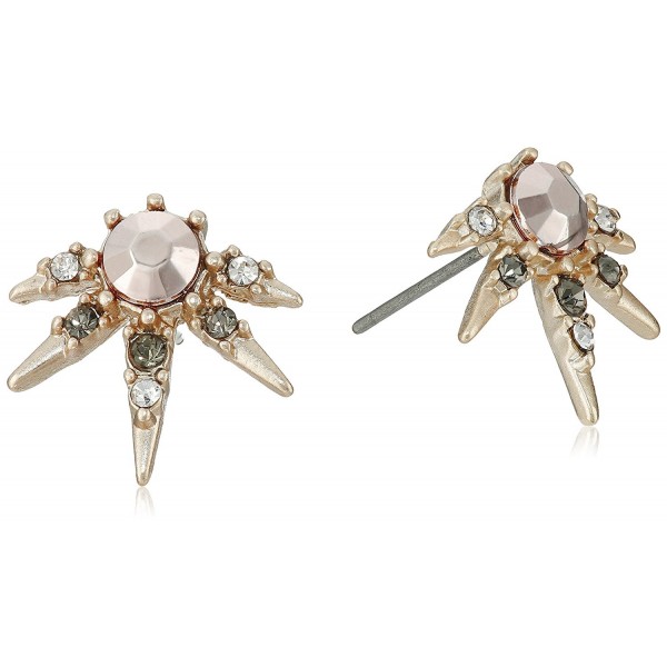 Panacea Rose Gold Spike Earrings