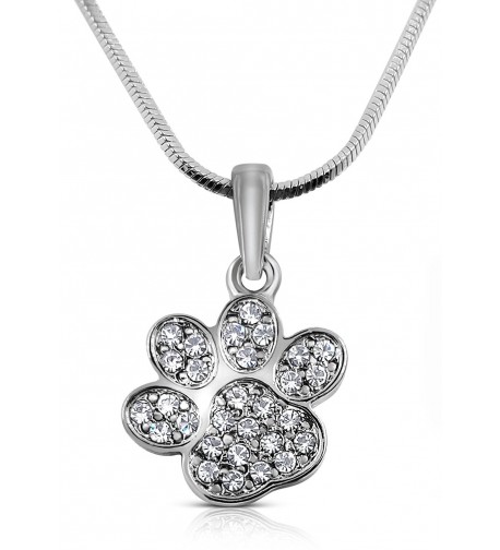 Petite Sparkling Crystal Pendant Necklace