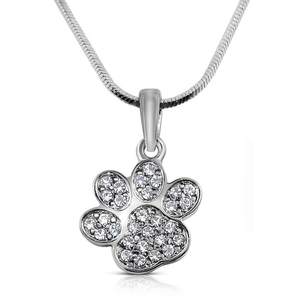 Petite Sparkling Crystal Pendant Necklace