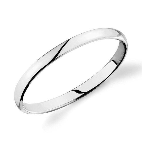 White Plain Wedding Comfort Ring