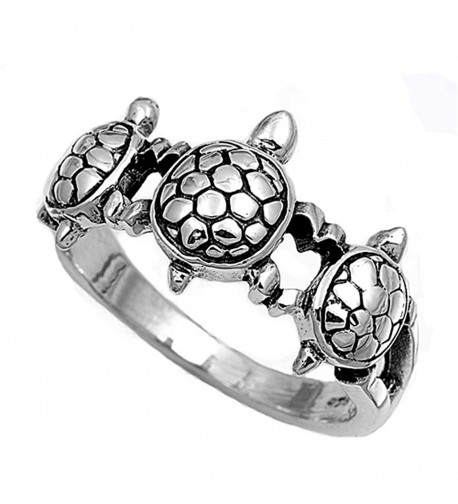 Sterling Silver Womens Turtle Fashion