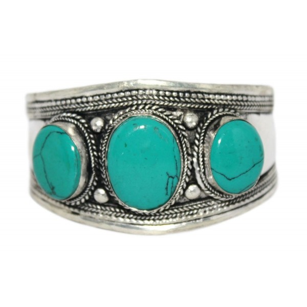 Turquoise Cuff Bracelet Tibetan BB464