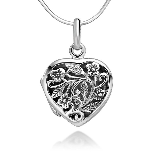 Sterling Silver Filigree Pendant Necklace