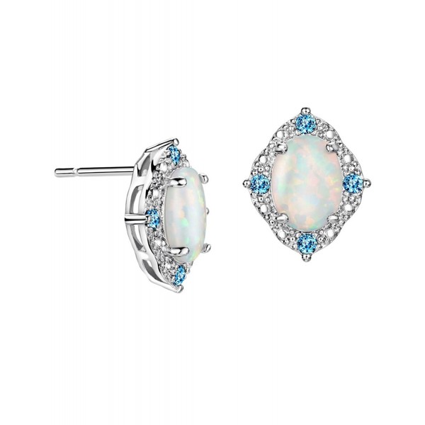 Earrings Vintage Zirconia Birthstone Gemstone