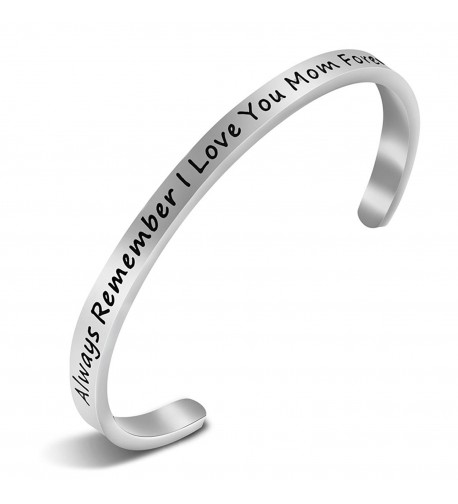 Remember Forever Inspirational Messaged Bracelet