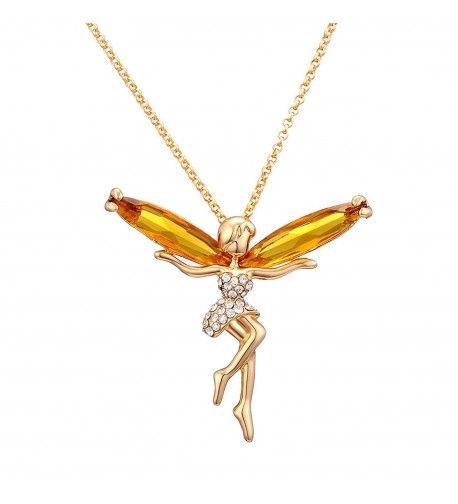 Gold Plated Austrian Tinkerbell Afterglow Jewelry