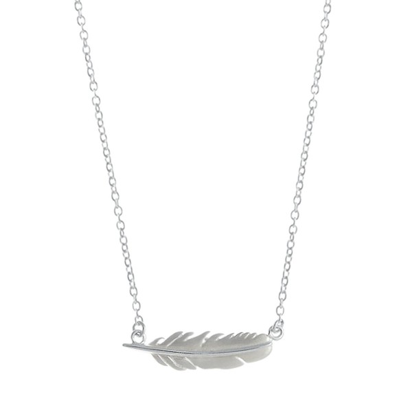 Boma Sterling Silver Feather Necklace