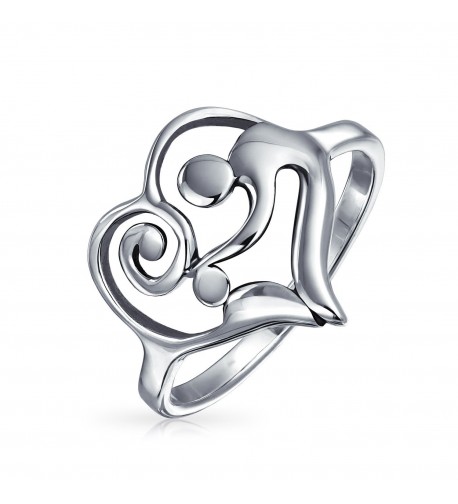Bling Jewelry Swirling Mother Sterling