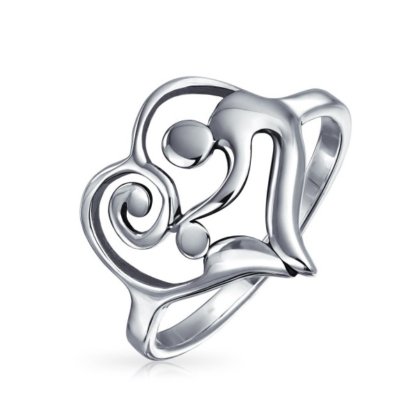 Bling Jewelry Swirling Mother Sterling