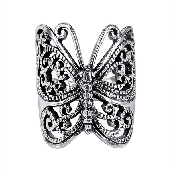 Sterling Silver Large Victorian Butterfly