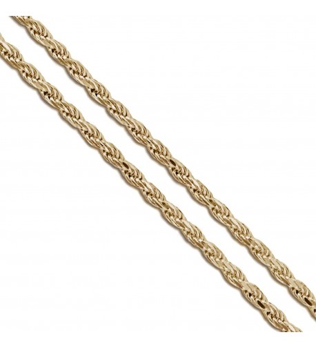 Gold Tone Stainless Steel Chain Necklace