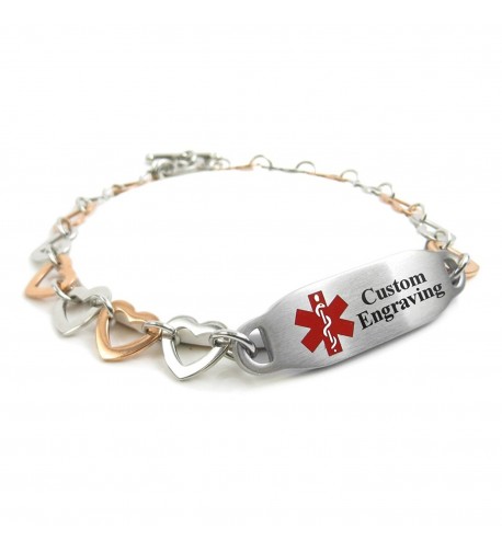 MyIDDr Engraved Medical Bracelet Stainless