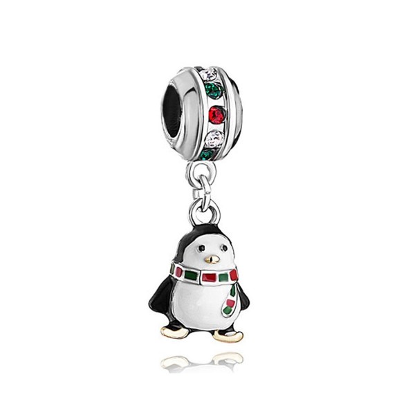 LovelyCharms Christmas Penguin Pandora Bracelets