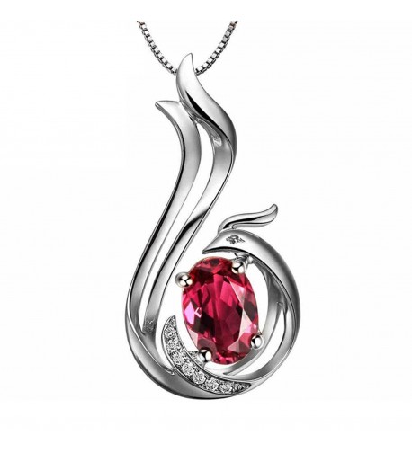 Sterling Phoenix Necklaces Platinum Birthday