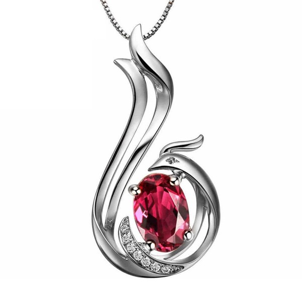 Sterling Phoenix Necklaces Platinum Birthday