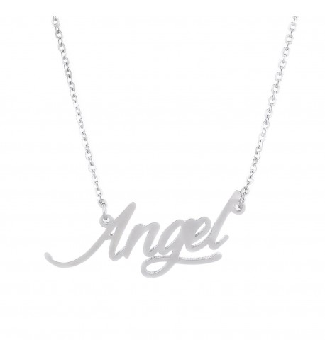 AOLO Silver Angel Stamped Jewelry