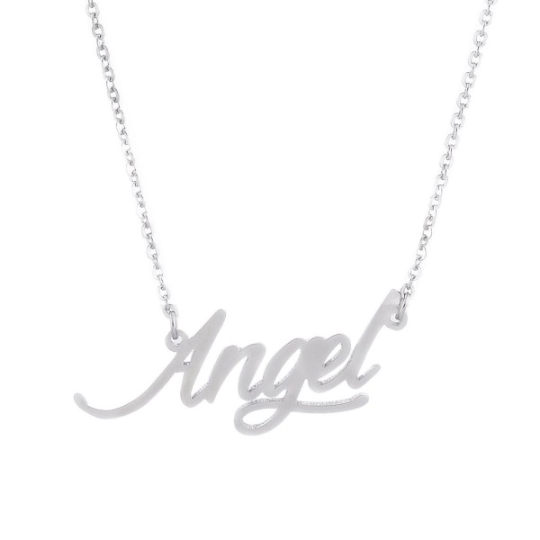 AOLO Silver Angel Stamped Jewelry