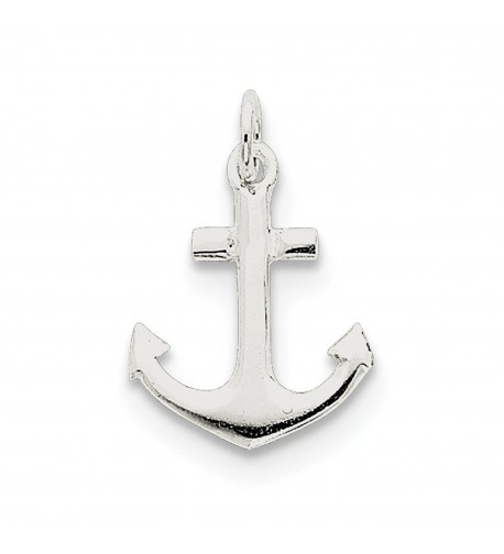 Sterling Silver Anchor Charm 0 7in