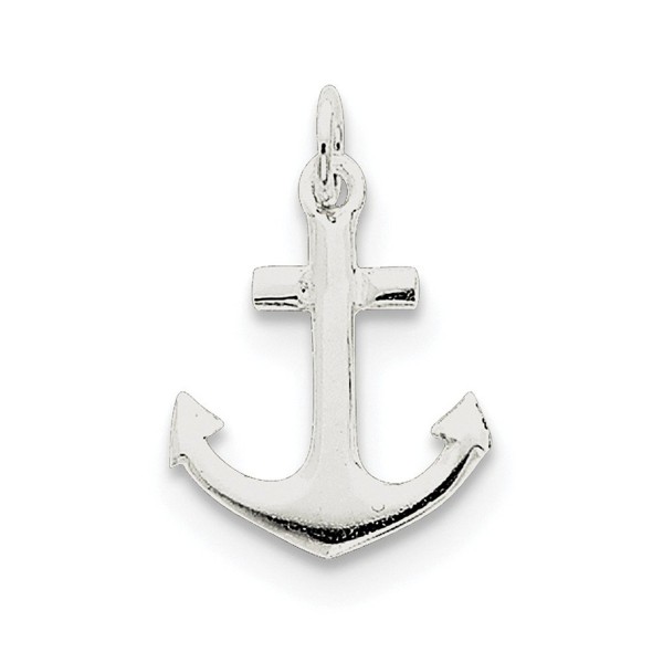 Sterling Silver Anchor Charm 0 7in