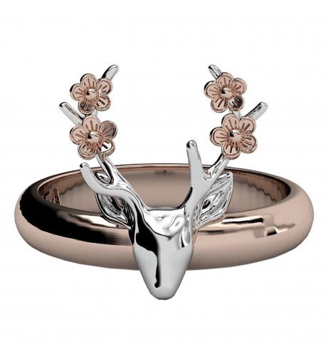 Antler Vintage Statement Flower Rings