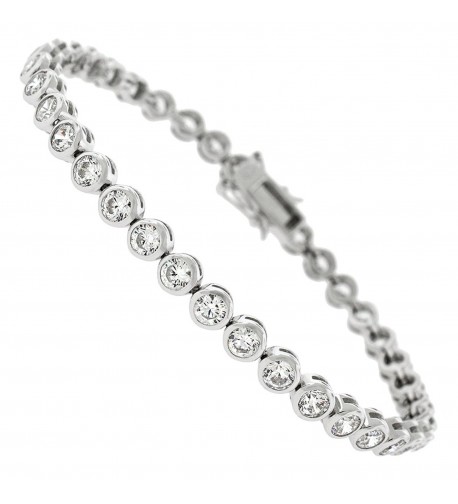 Sterling Silver Womens Bubble Bracelet