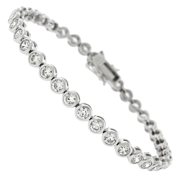 Sterling Silver Womens Bubble Bracelet