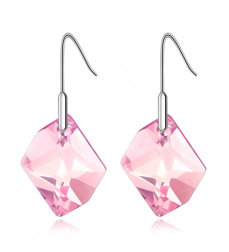 SWEETV Swarovski Crystal Pierced Earrings