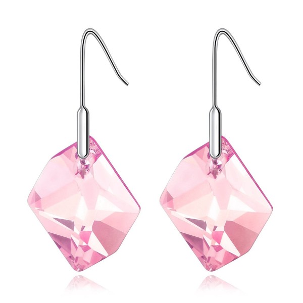 SWEETV Swarovski Crystal Pierced Earrings